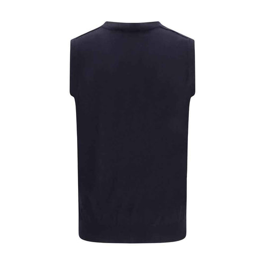 Blue Wool Oves Aries Sleeveles Sweater