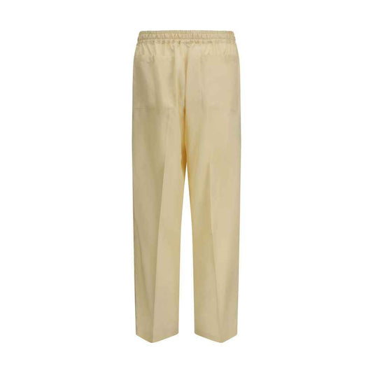 Bicolor Silk Pants