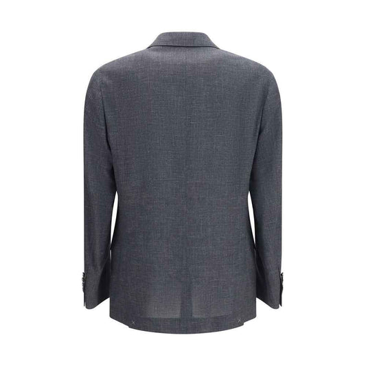 Gray Wool Oves Aries Blazer