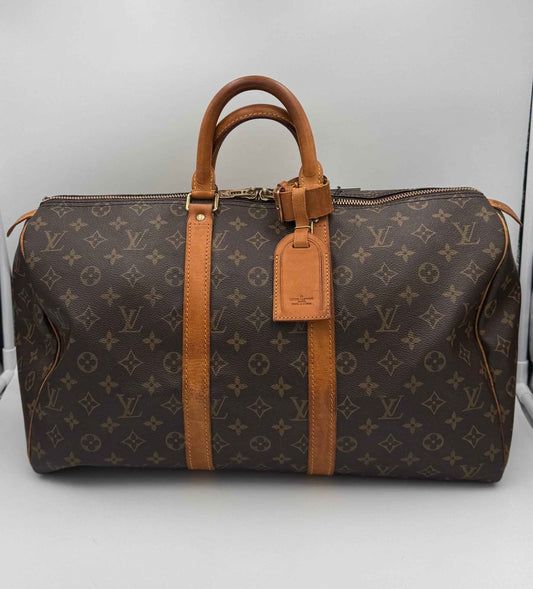 LOUIS VUITTON KEEPALL 45 Monogram Handbag