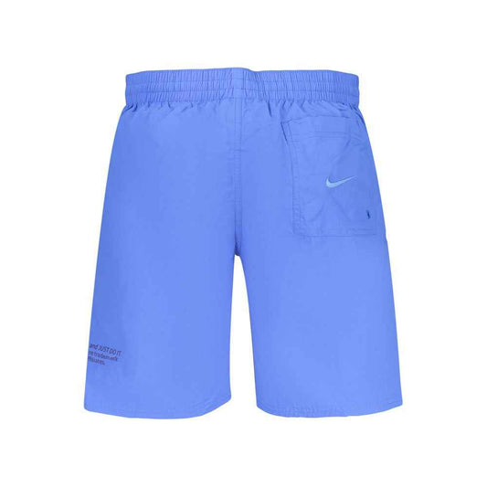 Blu Poliestere Uomo Shorts