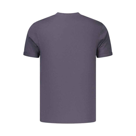 Blue Cotton Men's T-Shirt