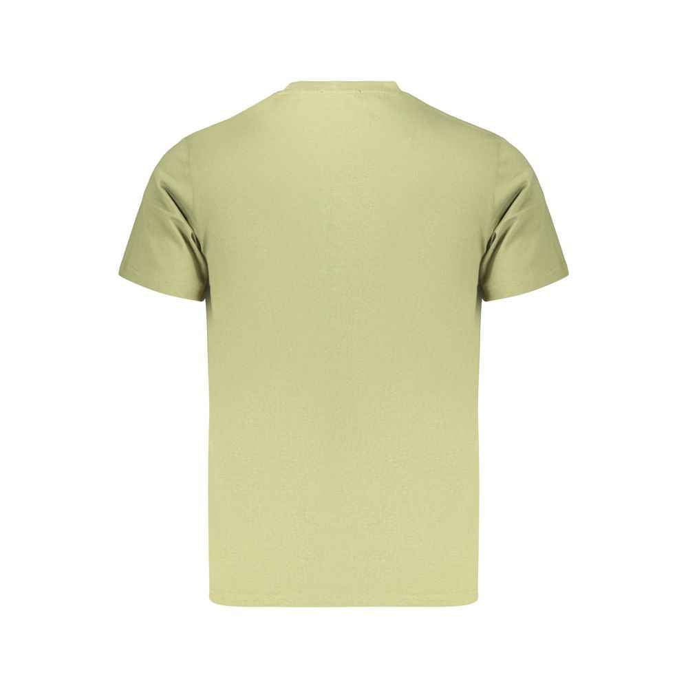 Green Cotton Men's T-Shirt