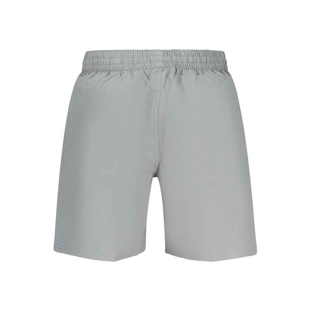 Gray Polyester Men's Swimwear