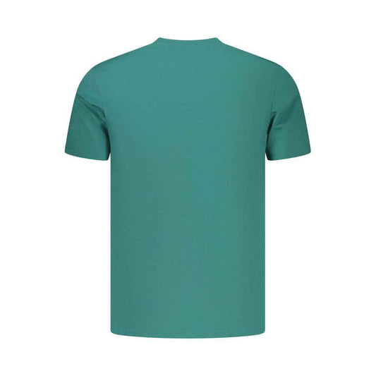 Green Cotton Men's T-Shirt