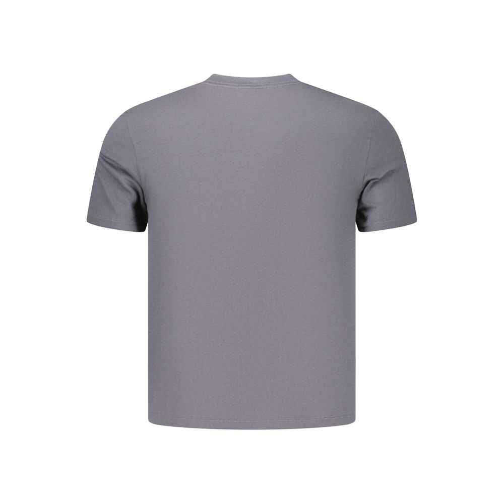 Gray Cotton Men's T-Shirt