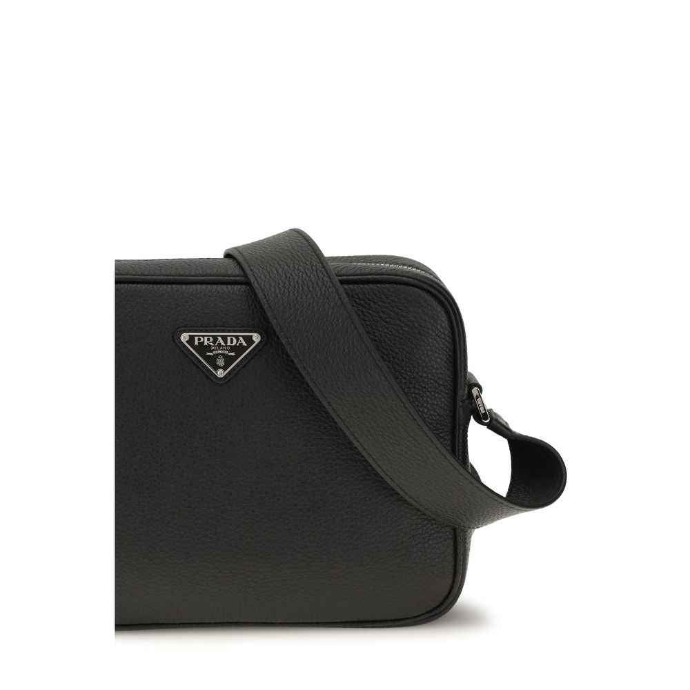 Black Calf Leather Bos Taurus Shoulder Bag
