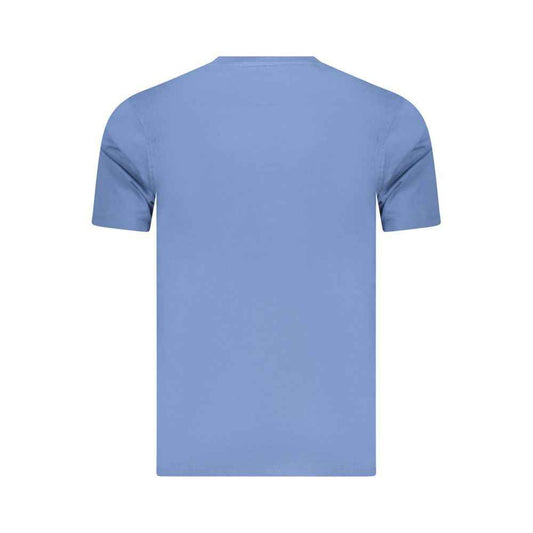 Blue Cotton Men's T-Shirt