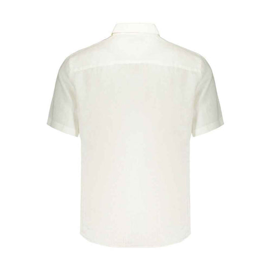 White Linen Men's Shirt