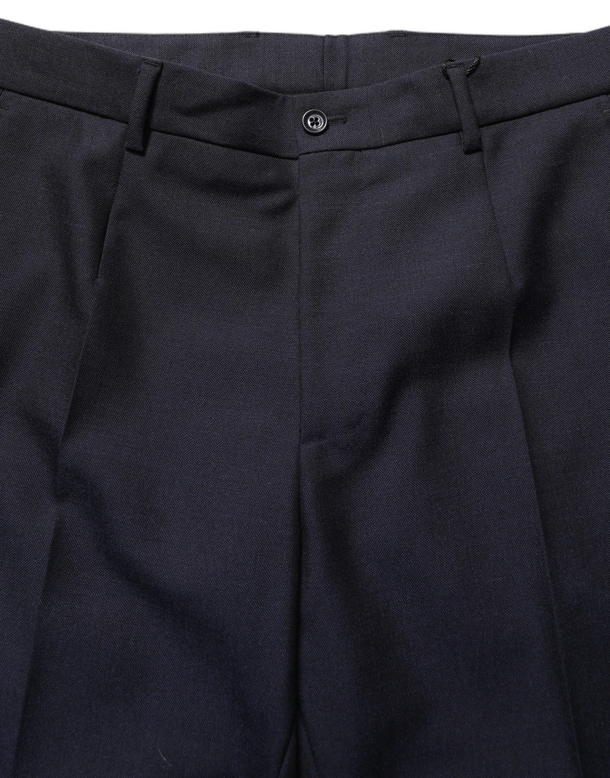Black Wool Tapered Leg Dress Trouser Pants