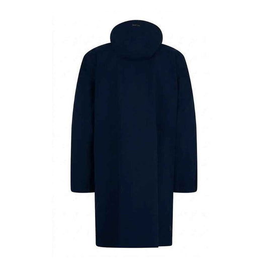Blue Polyester Coat