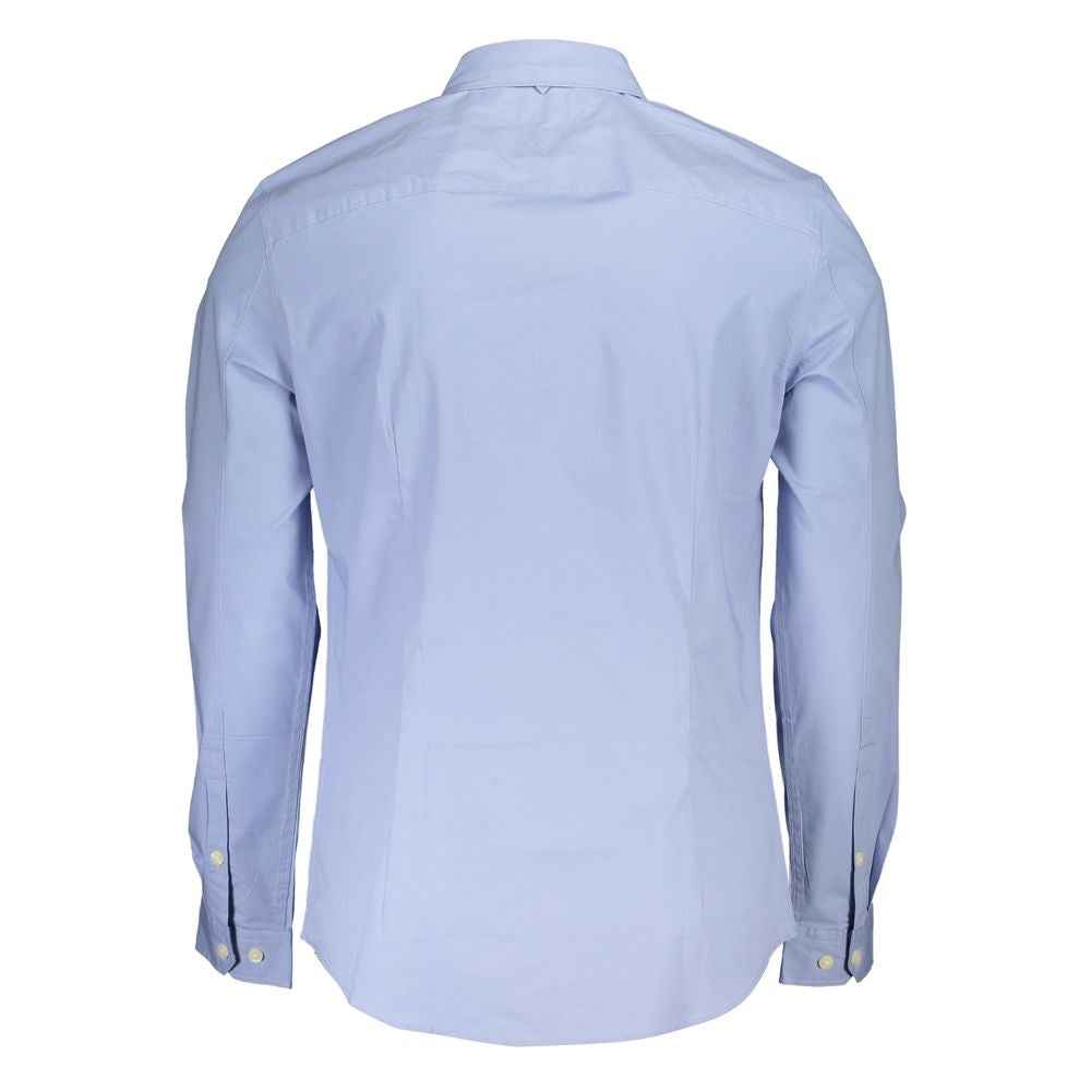 Azure Cotton Men's Shirt