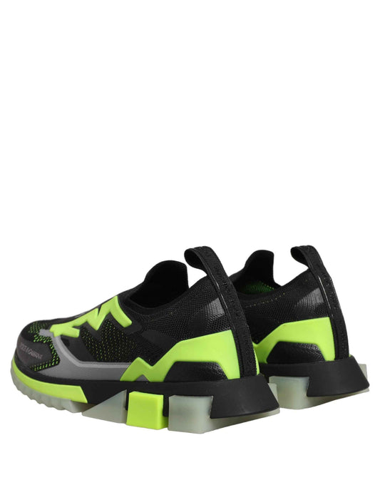 Black Green Sorrento Low Top Sneakers Shoes