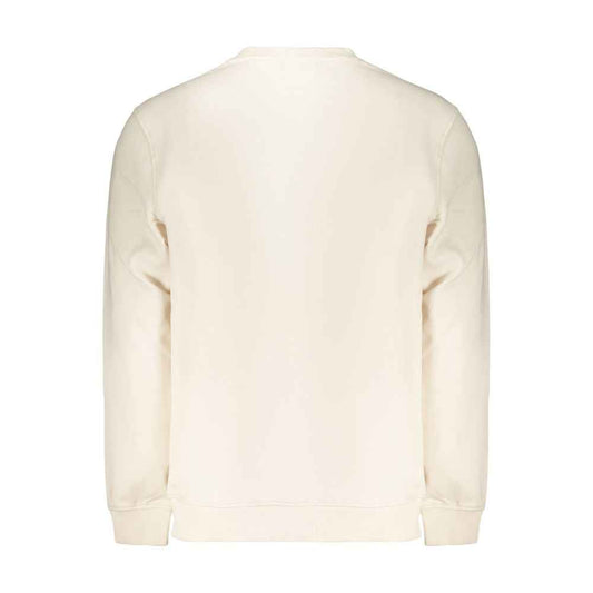 White Cotton Men's Sweatshirt