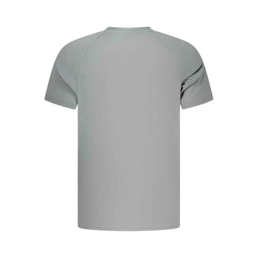 Gray Polyester Men's T-Shirt