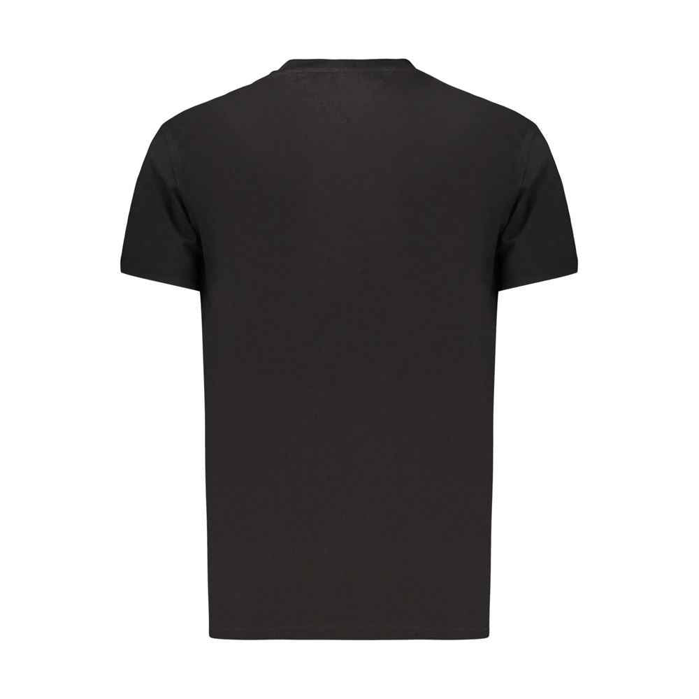 Black Cotton Mens T-Shirt