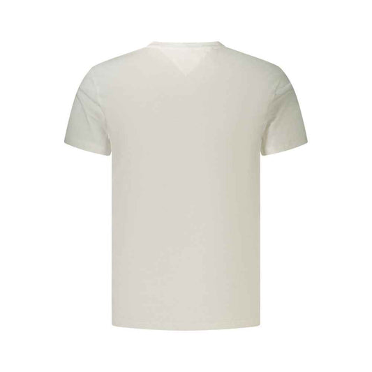 White Cotton Men's T-Shirt