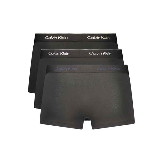 Black Cotton Menswear Short