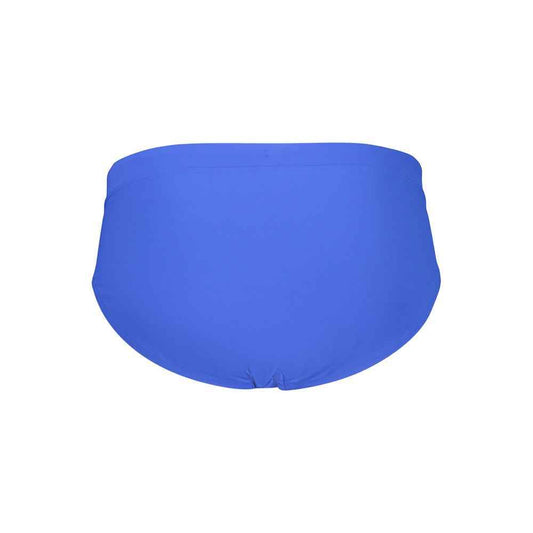 Blue Polyester Swim Briefs