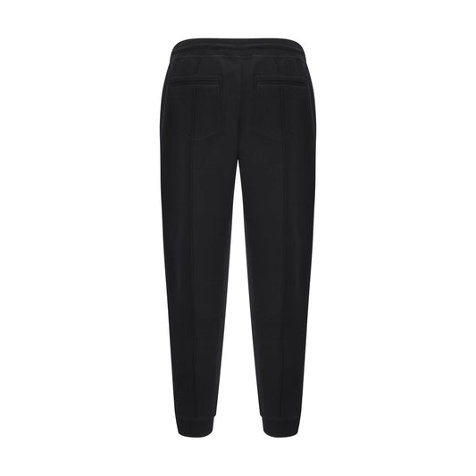 Black Cotton Joggers (Workout Pants)