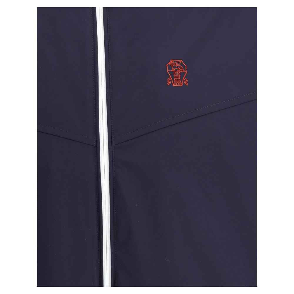 Blue Polyamide Shell Jacket