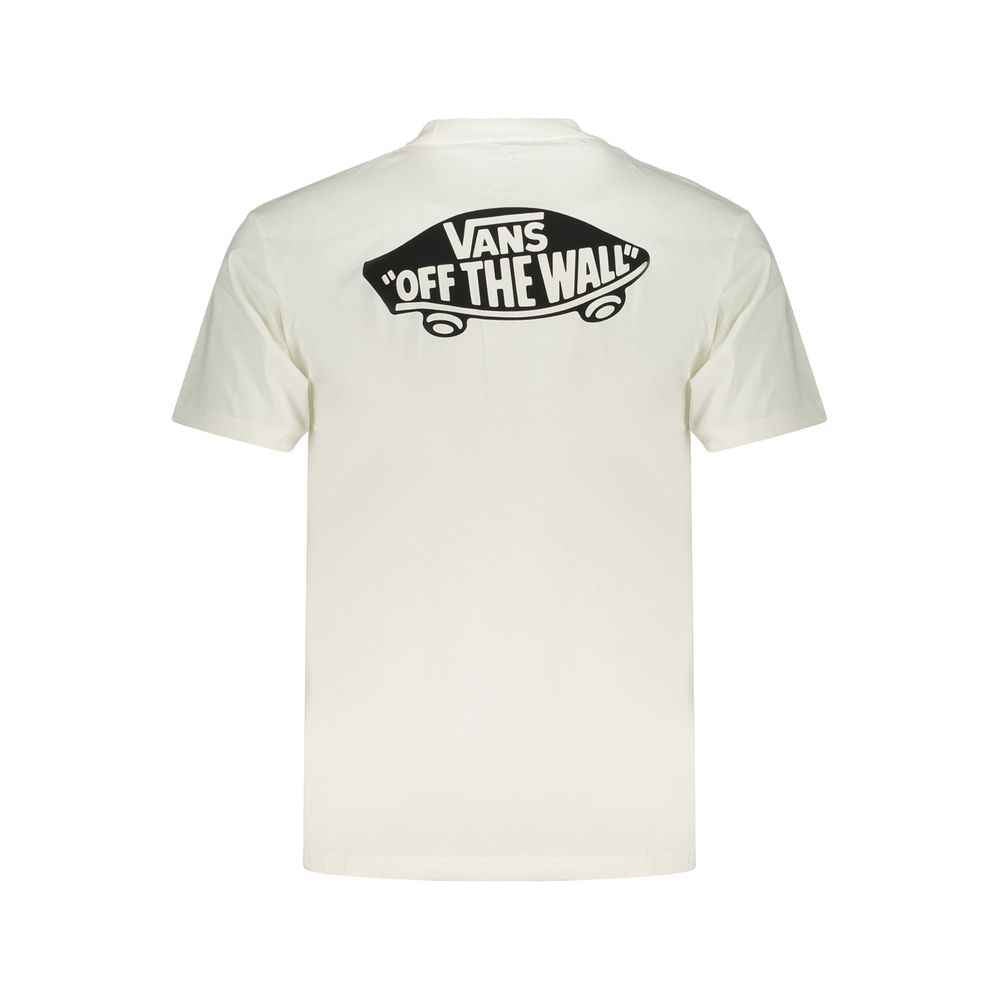White Cotton Men's T-Shirt