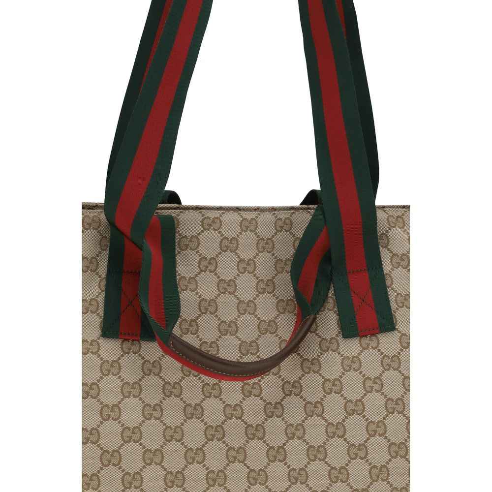 Beige Fabric Shoulder Bag