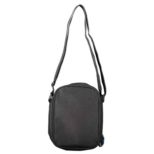 Black Polyester Shoulder Bag