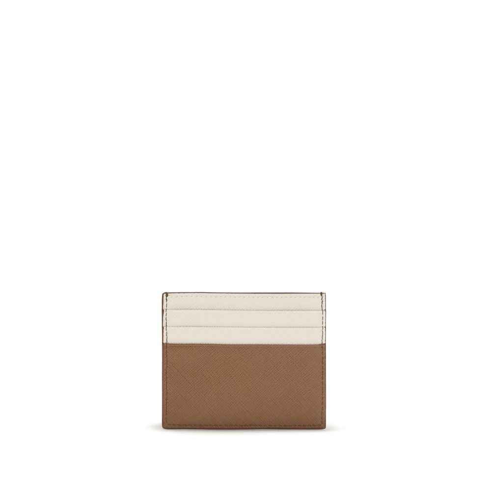 Beige Calf Leather Bos Taurus Wallet