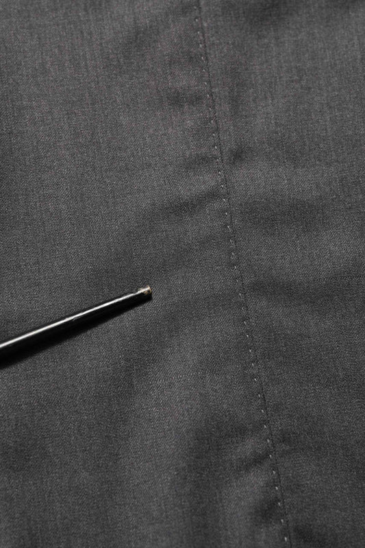Gray Wool Slim Fit Formal 2 Piece Men Suit