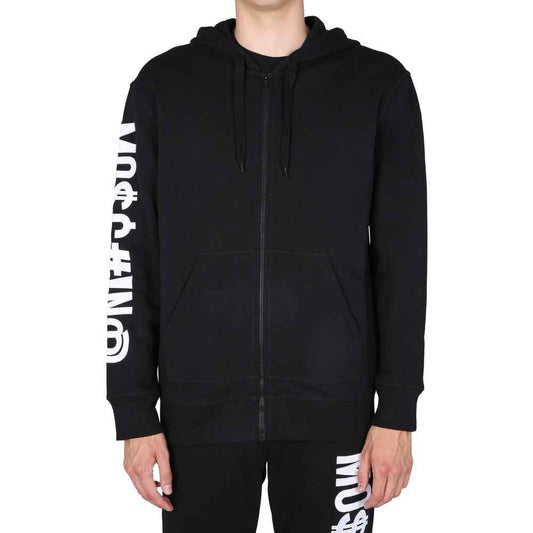 Black Cotton Sweatshirt