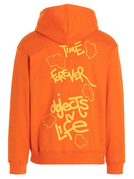 Orange Cotton Sweatshirt
