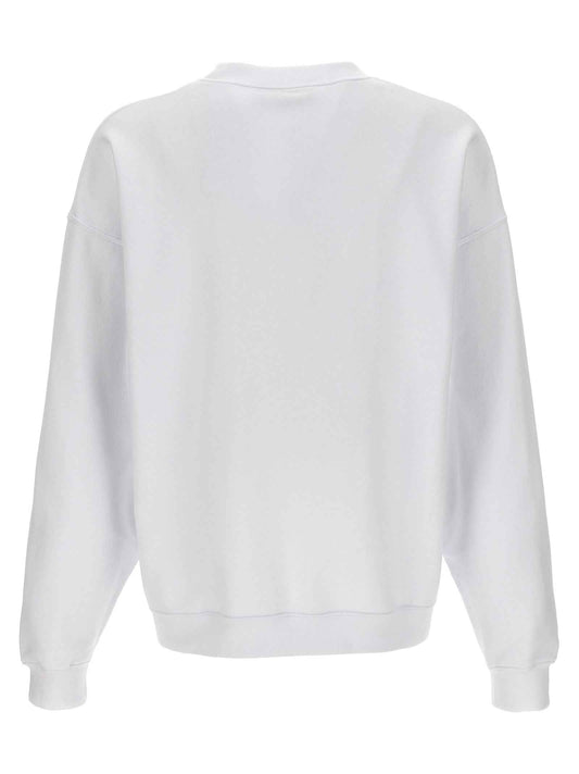 White Cotton Sweatshirt