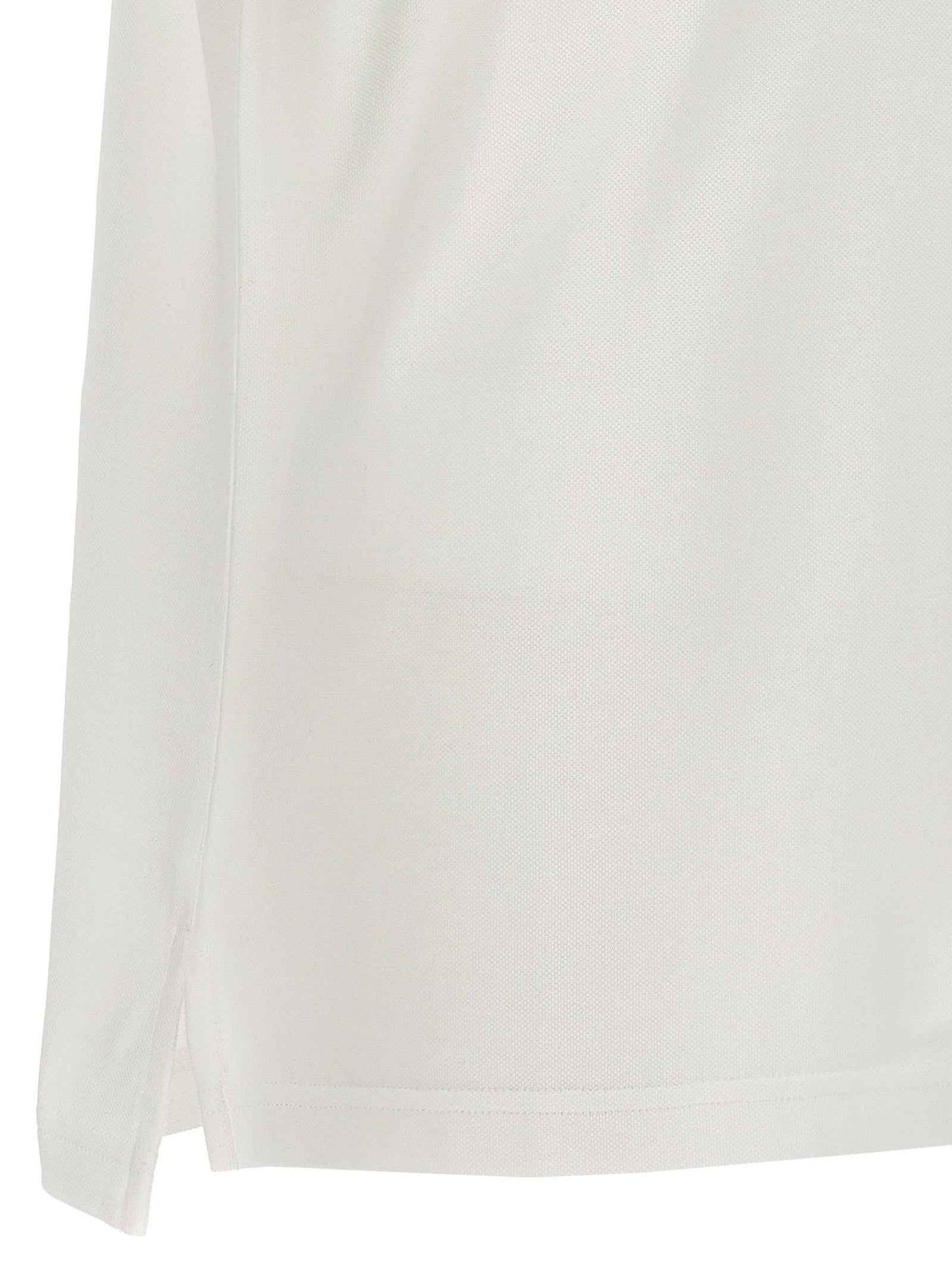White Cotton Polo Shirt