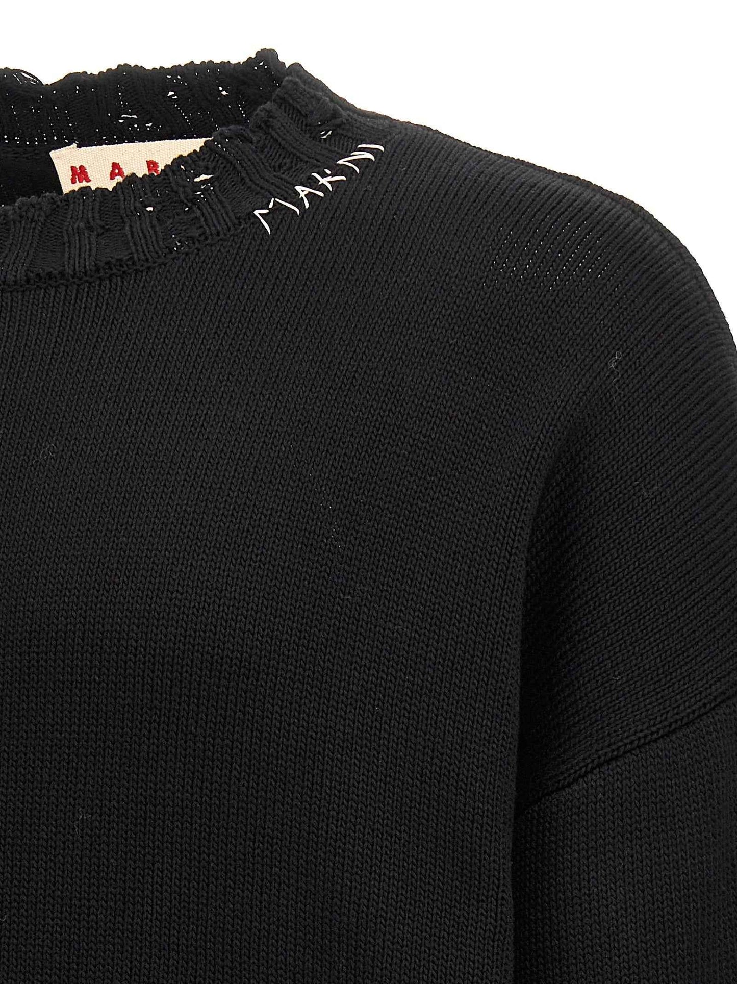 Black Cotton Cardigan