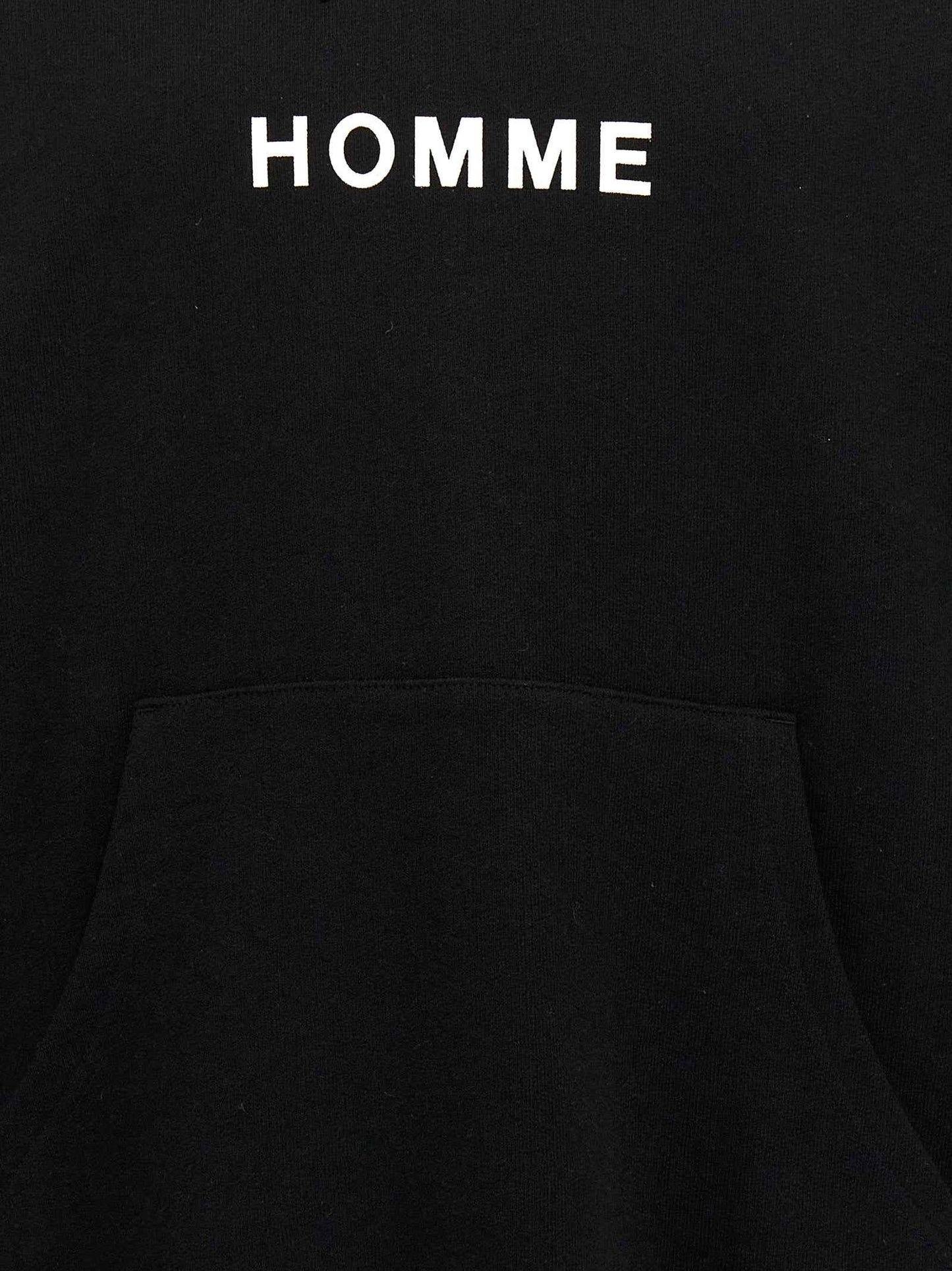 Black Cotton Sweatshirt