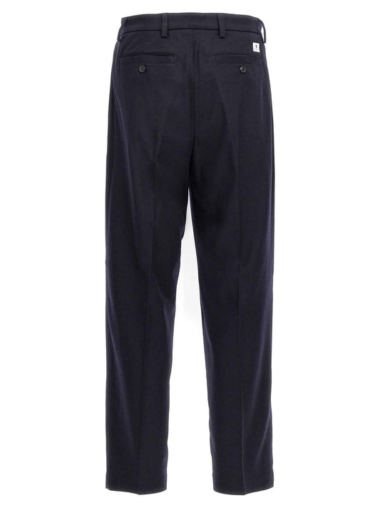 Blue Wool Dress Pants