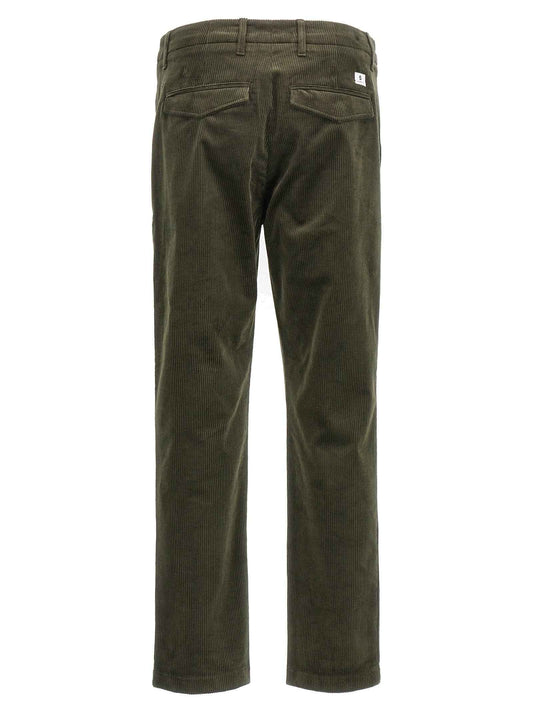Bicolor Cotton Pants
