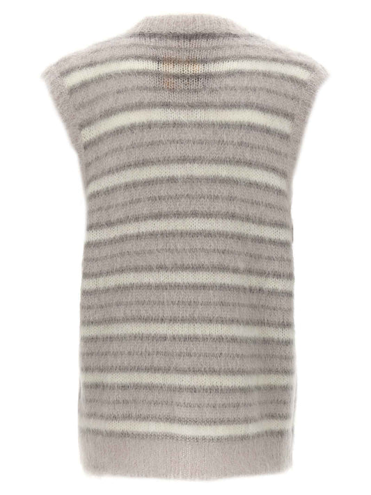 Gray Mohair Sweatshirt