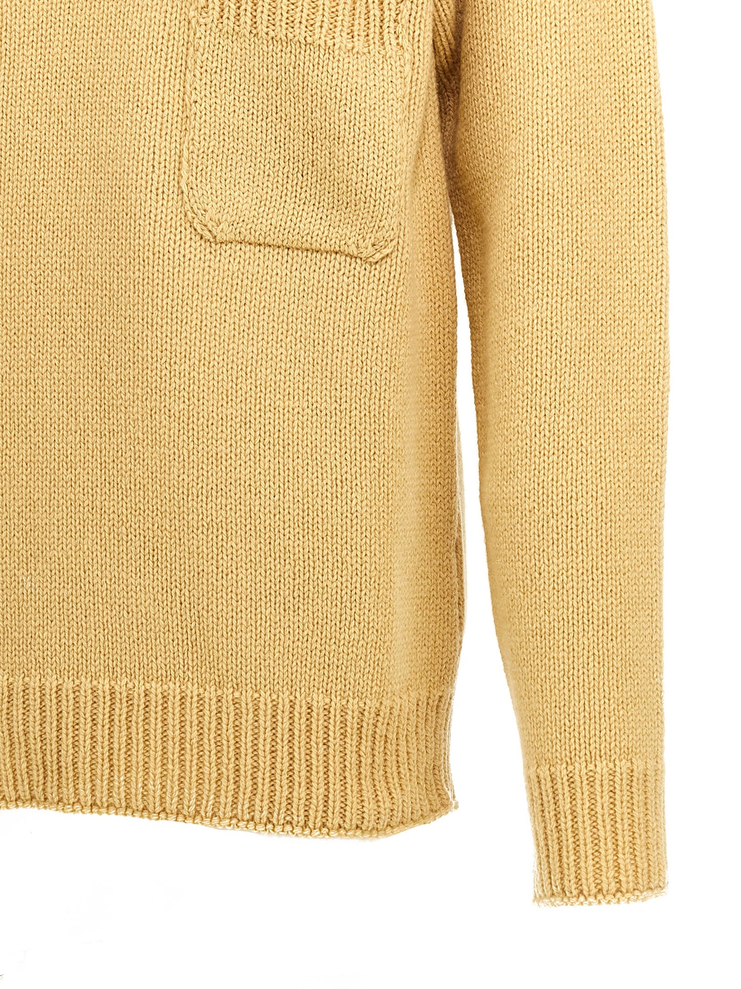 Bicolor Wool Cardigan