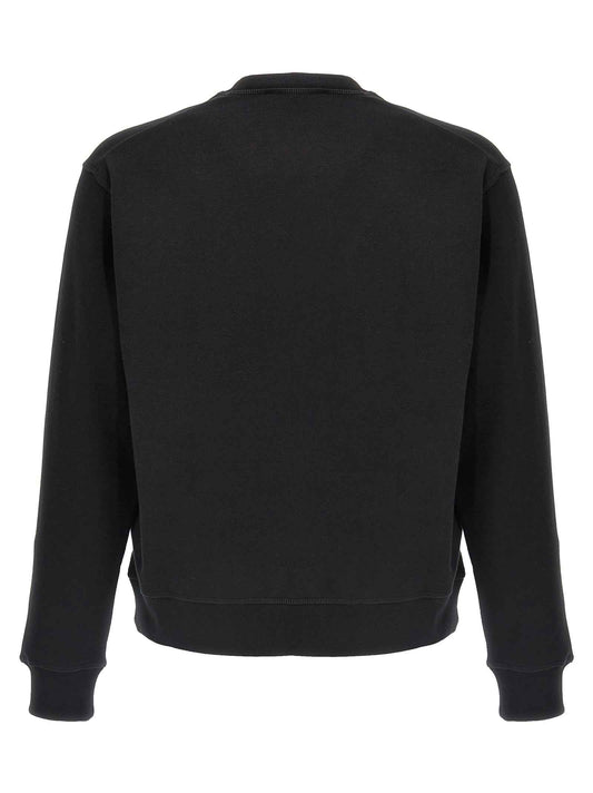 Black Cotton Sweatshirt