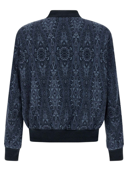 Blue Cotton Bomber