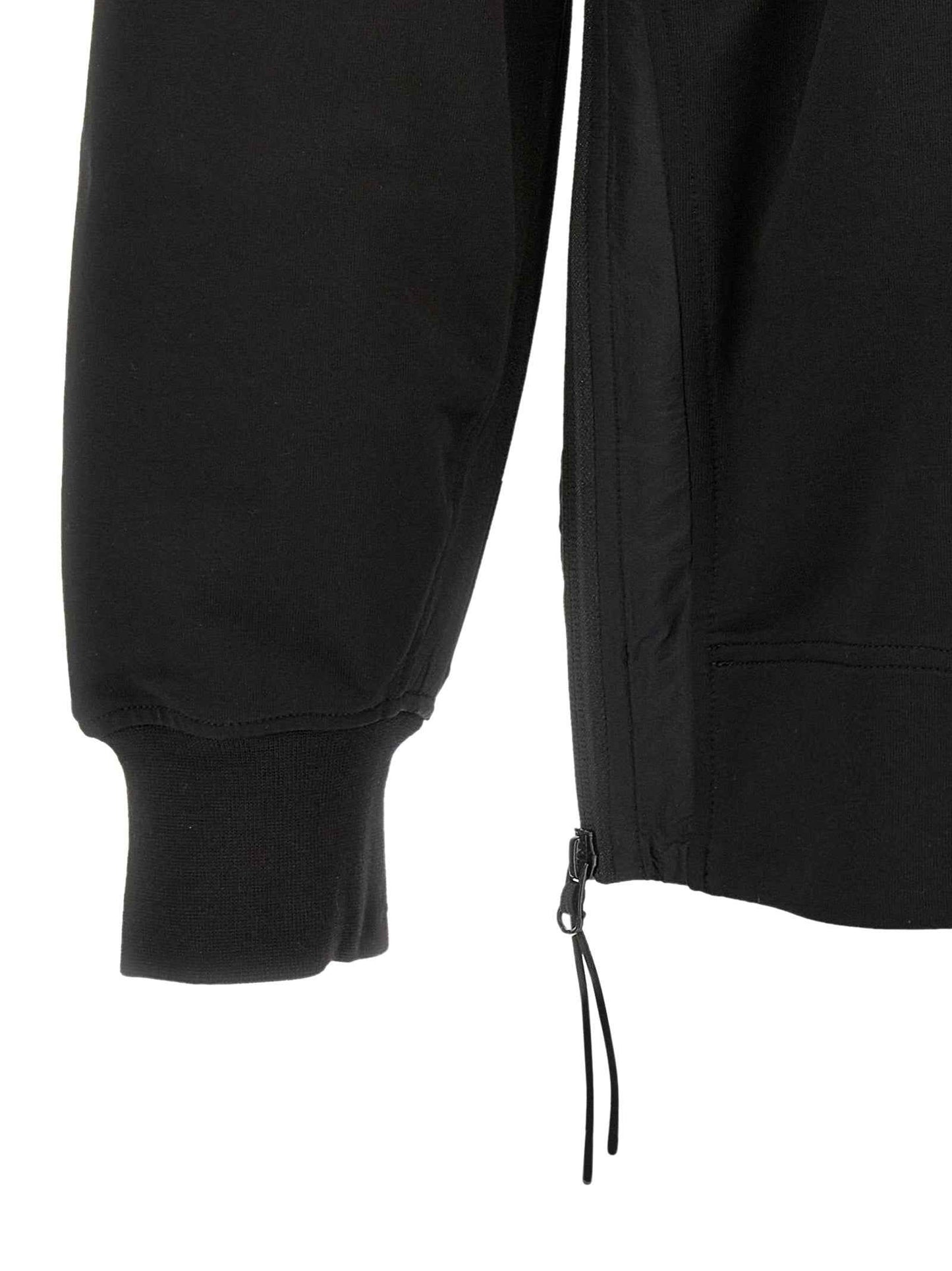 Black Cotton Sweatshirt