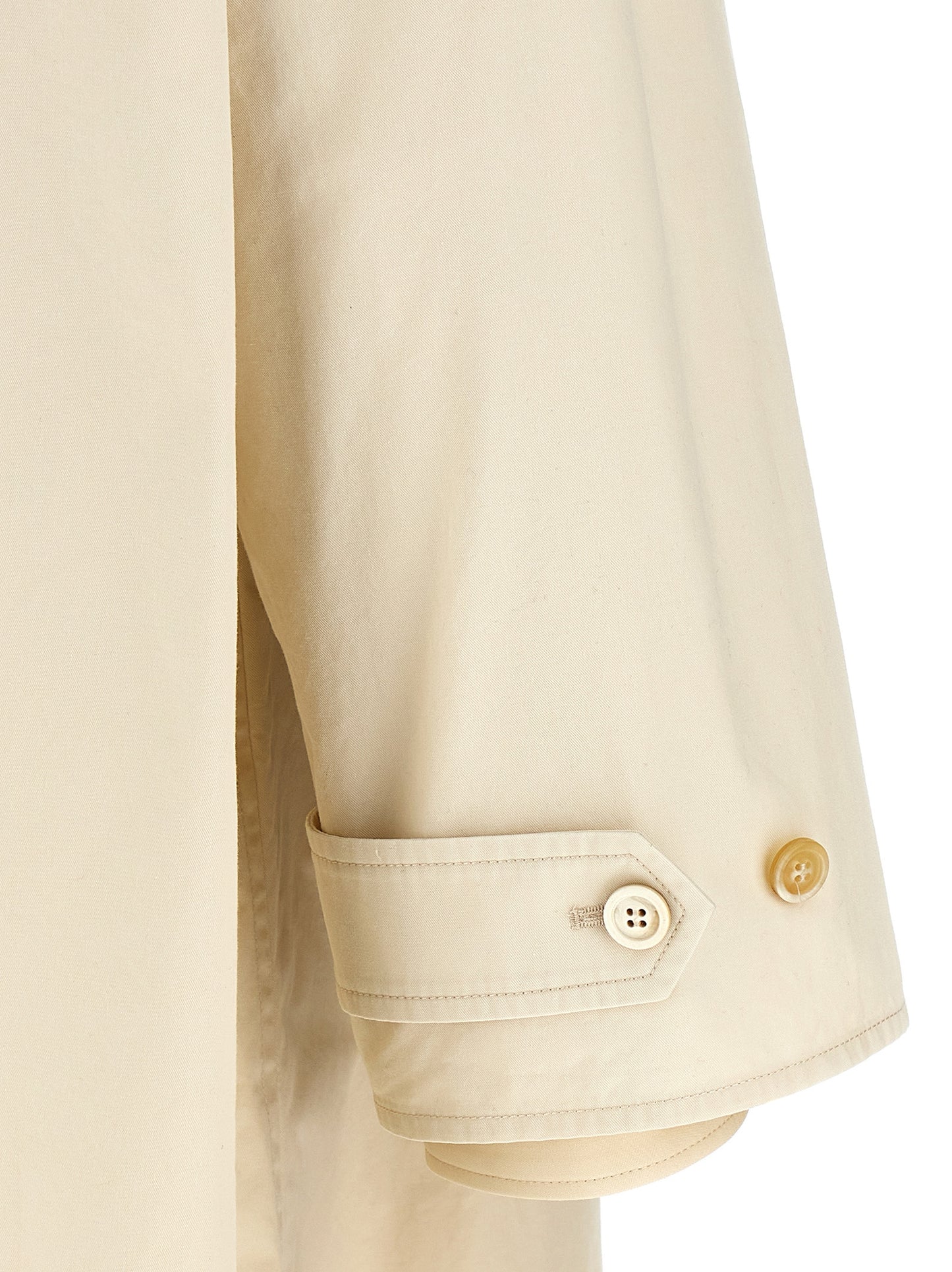 Beige Cotton Coat