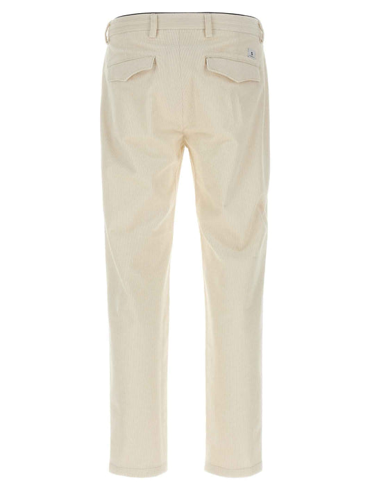 White Cotton Chino Pants