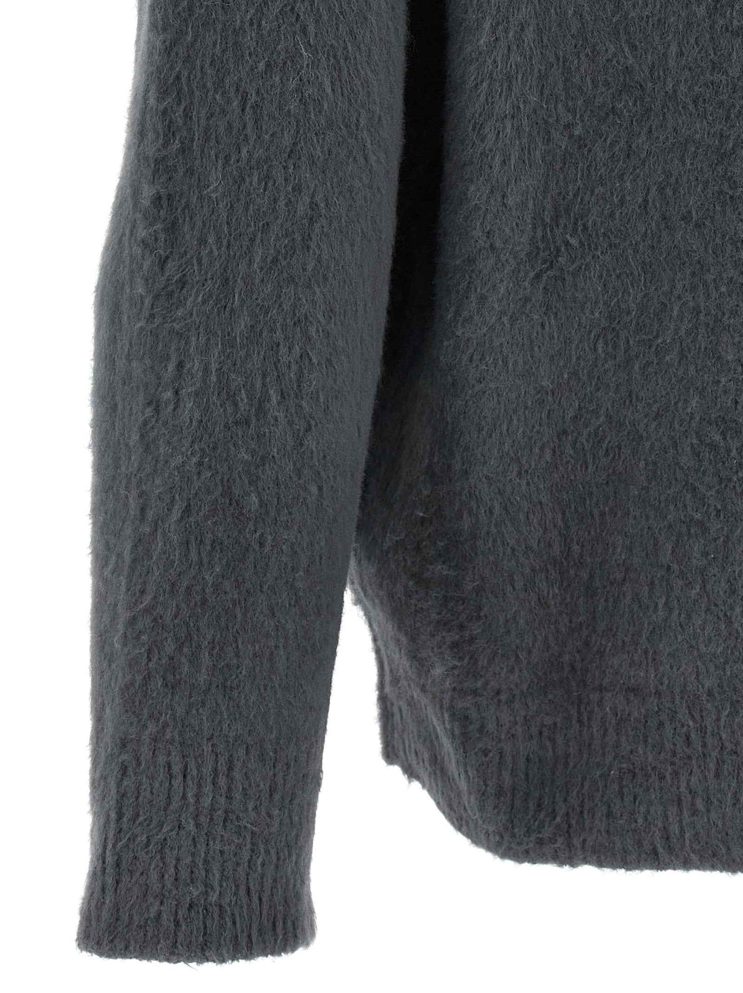 Gray Cotton Cardigan
