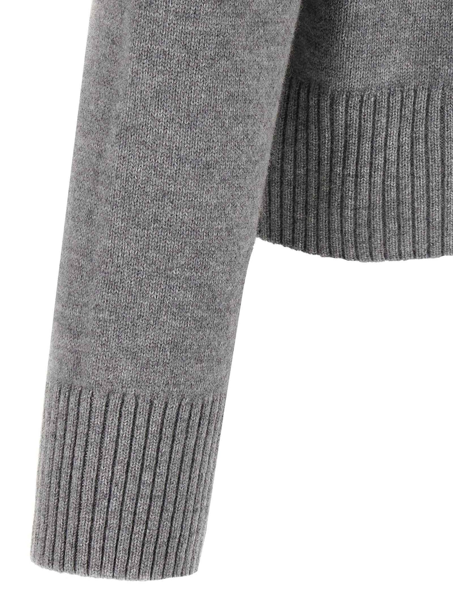 Gray Wool Cardigan