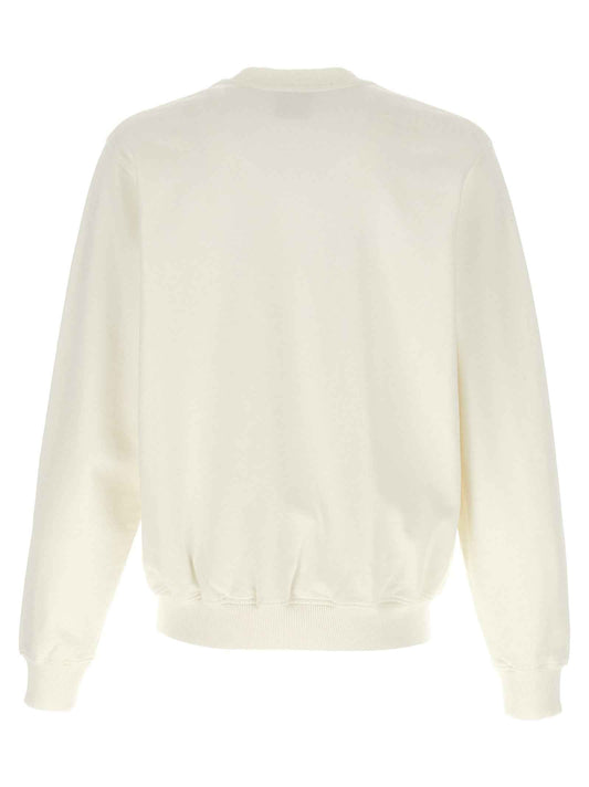 White Cotton Sweatshirt