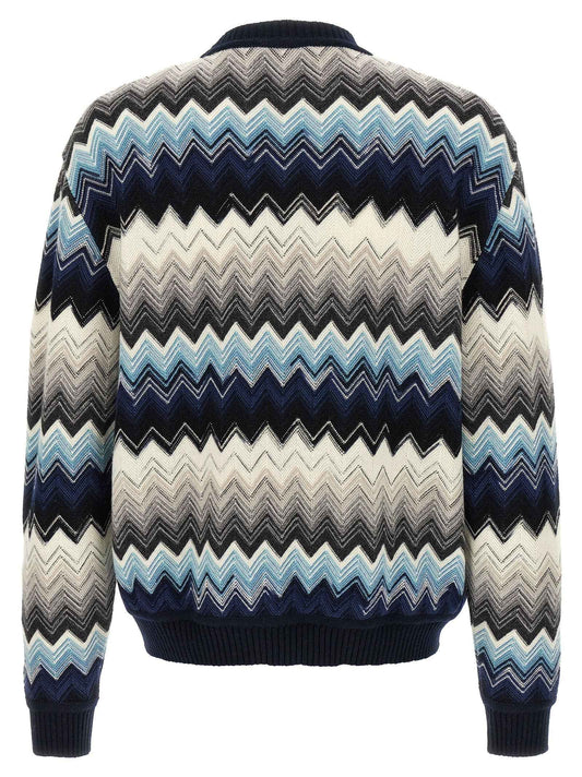 Multicolor Wool Cardigan