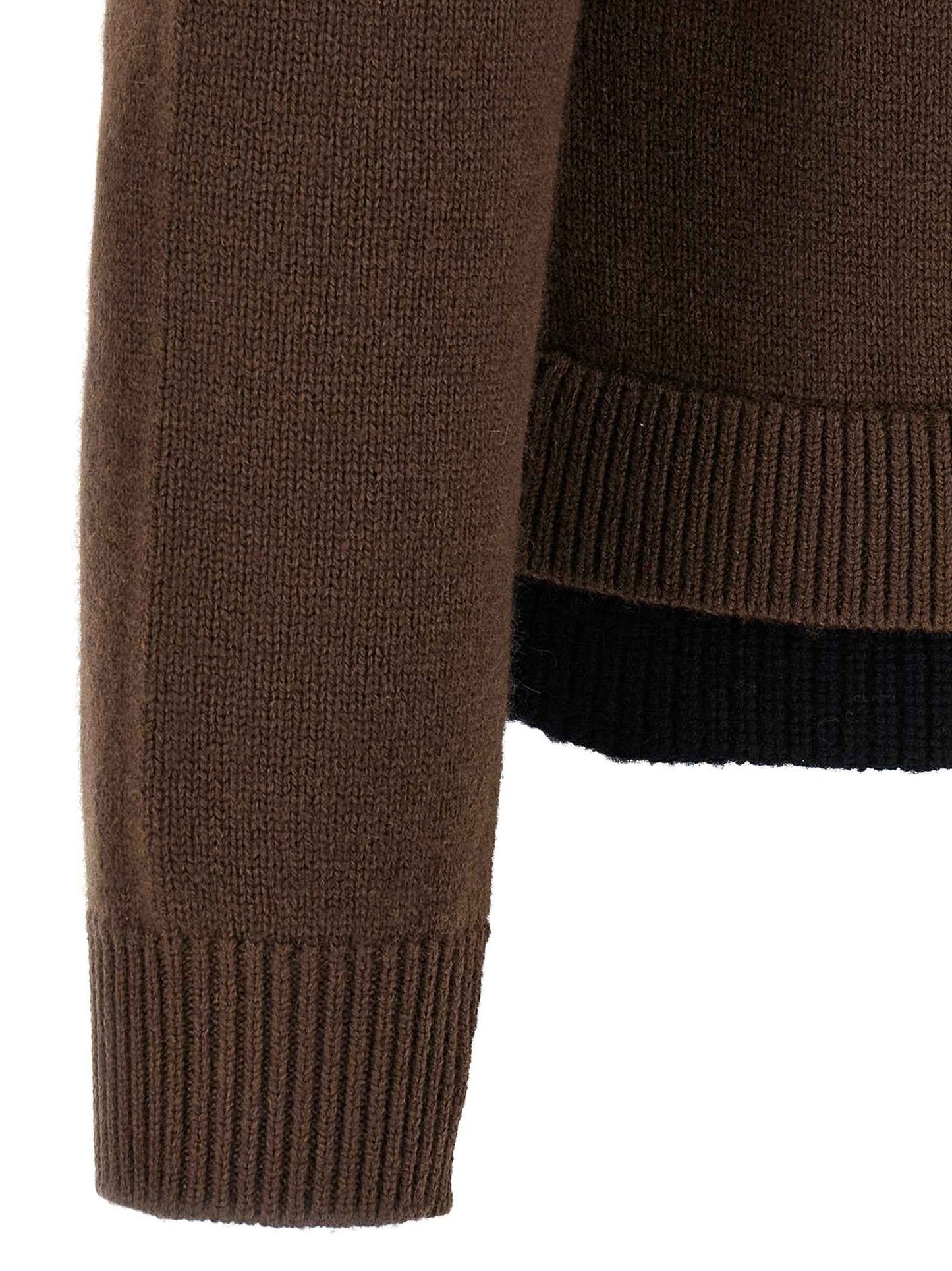 Brown Wool Cardigan